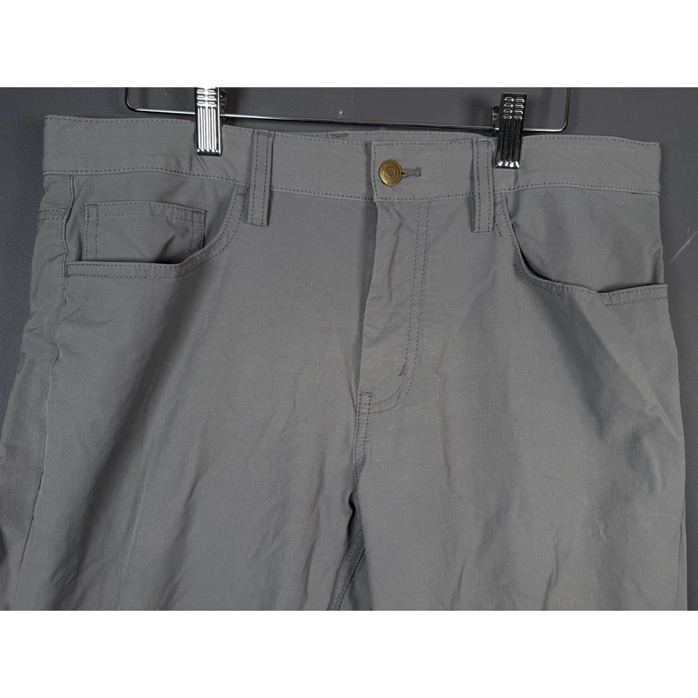 Vineyard Vines Mens On The Go Pant Gray Stretch 5-Pocket Chino 32x32